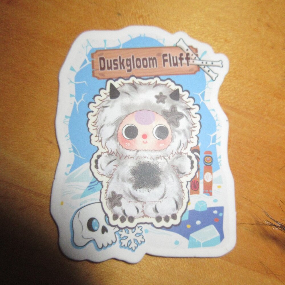 Baby Three Yeti Plush Opened Blind Box Darkgloom Fluff adorable! - Picture 3 of 5